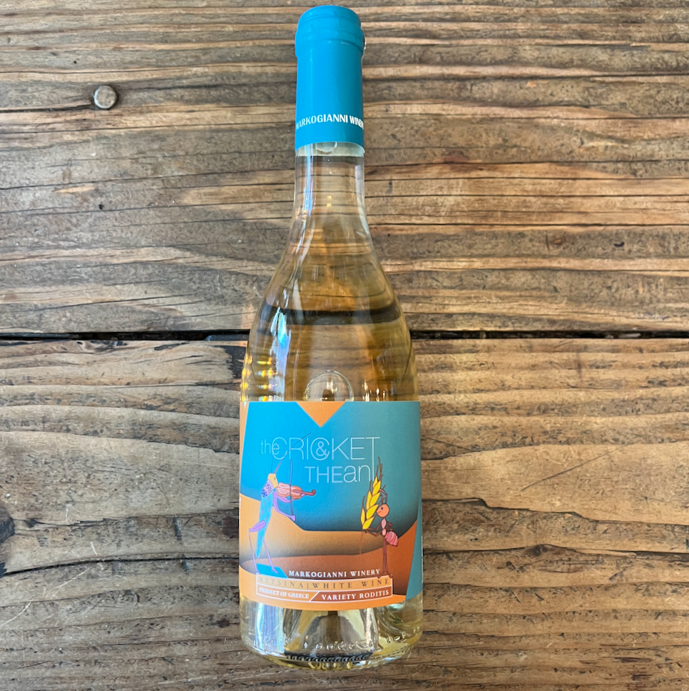 Markogianni, Roditis, The Cricket and the Ant, Retsina, 500ml